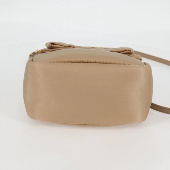 PRADA Hand Bag Nylon 2way Beige Gold Auth 118908SM - Picture 7 of 16